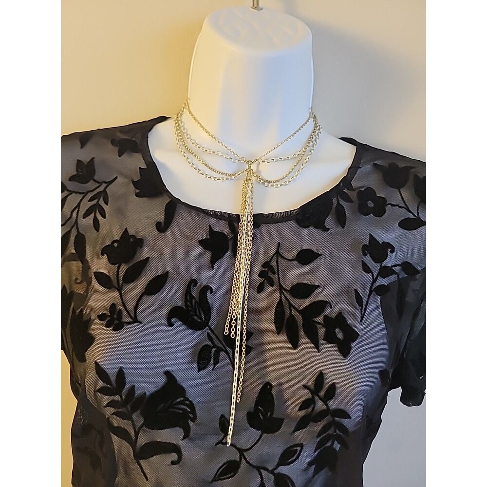 American Eagle Multi-strand Gold Tone Necklace